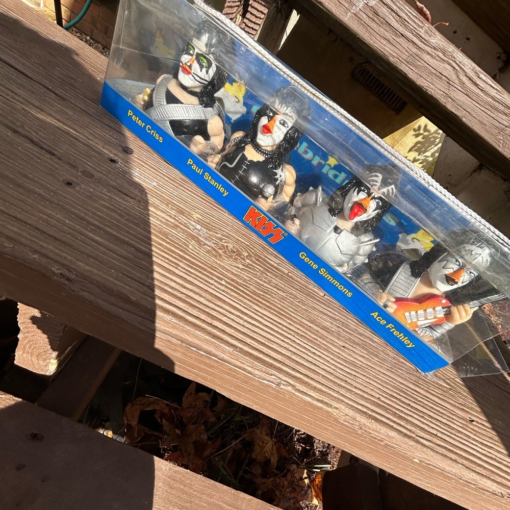 Kiss Vintage Band Collectible Figures Set